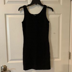 Black Ribbed Dress 